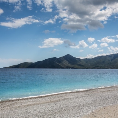 The beach in Plaka-Leonidio