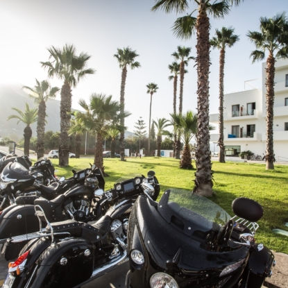 Kalamata, parked on the beachfront