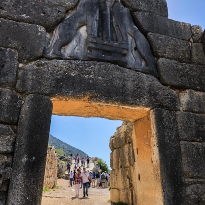 Lions gate in Ancient Mycinae